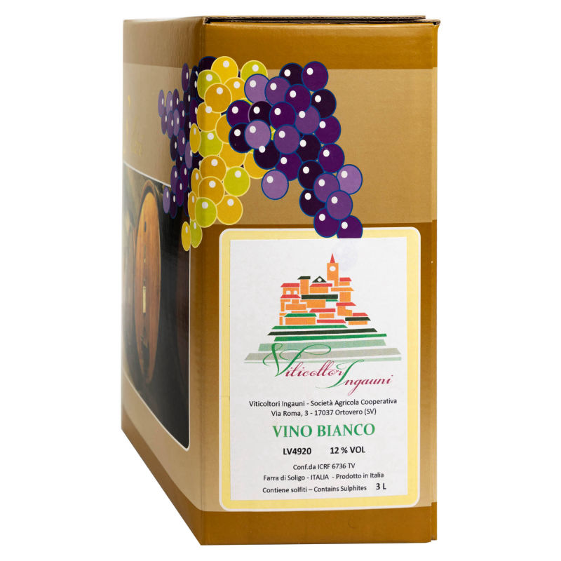 Bag vino bianco Viticoltori Ingauni